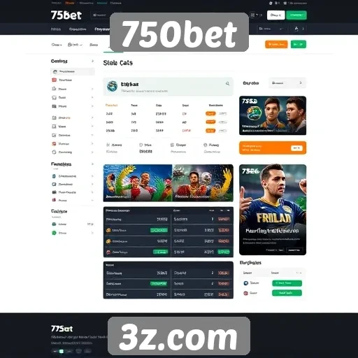 Novo design do site 750bet atrai usuários